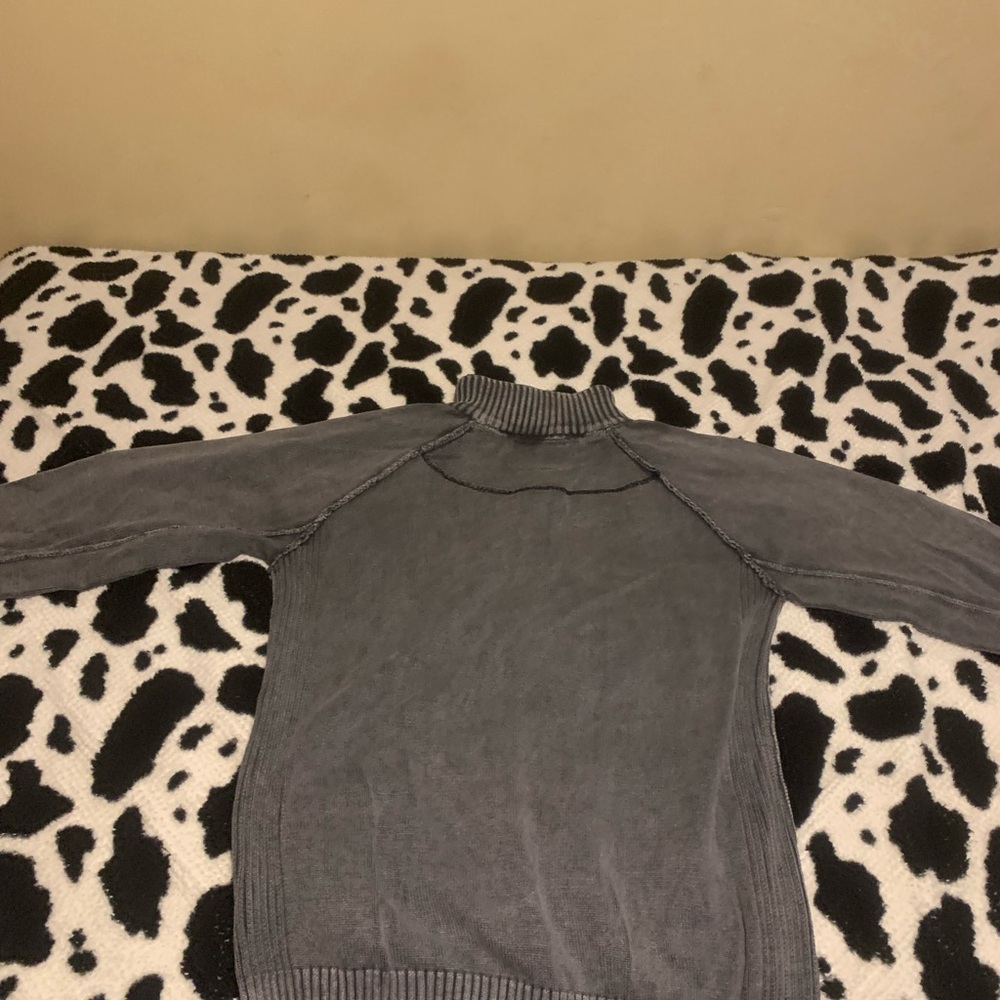 BKE Gray Crewneck Sweater with Classic Fit
